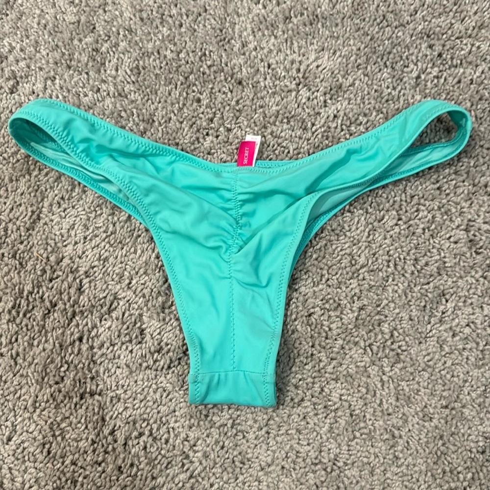 BOGO! Teal Victoria’s Secret cheeky thong bikini